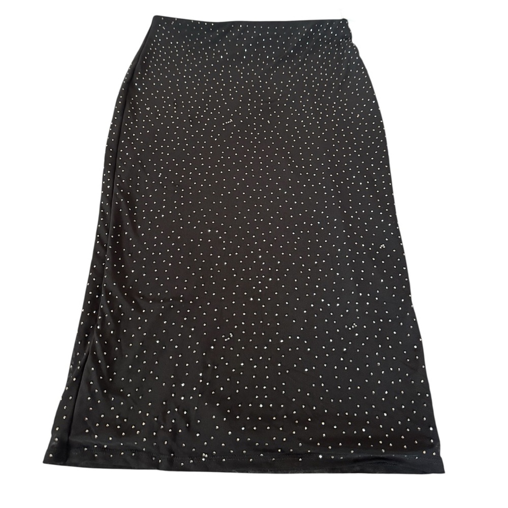 AFRM Women's Black Midi‎ Sequin Pencil Skirt Size Small Cocktail